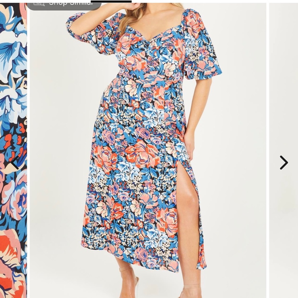 Lord and Taylor Floral Midi Dress 18